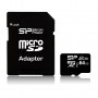 Silicon Power | Elite UHS-I | 64 GB | MicroSDXC | Flash memory class 10 | SD adapter - 3